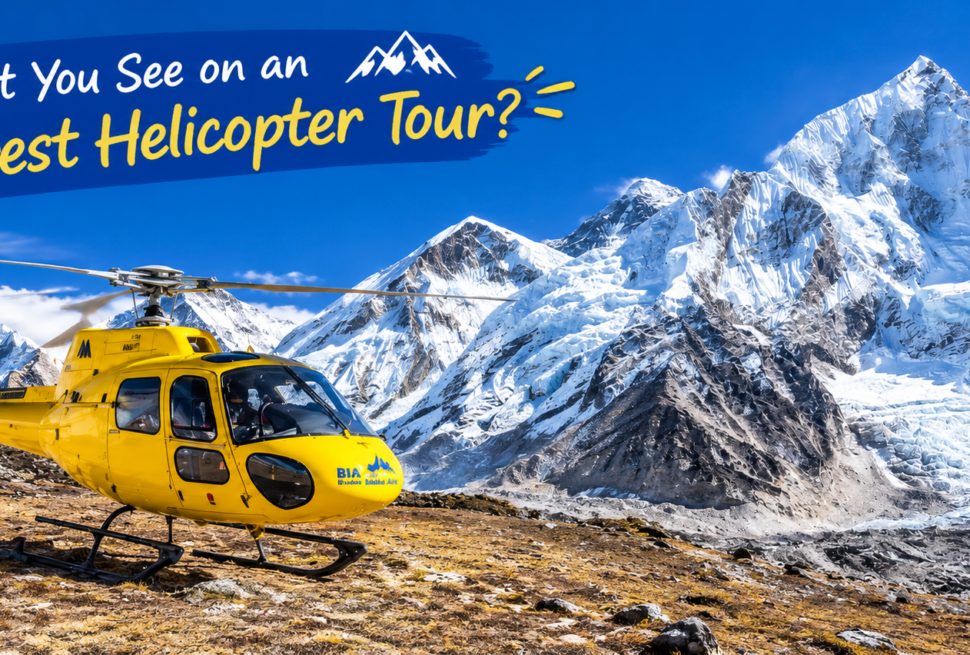 What You See on an Everest Helicopter Tour: Mountains, Glaciers, and Landmarks Explained