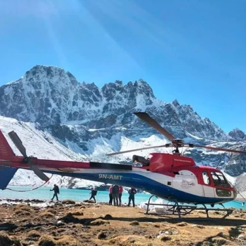 ebc with gokyo helicopter tour